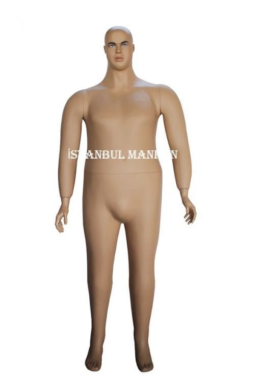 Erkek büyük beden vitrin mankeni vitrin mankenleri