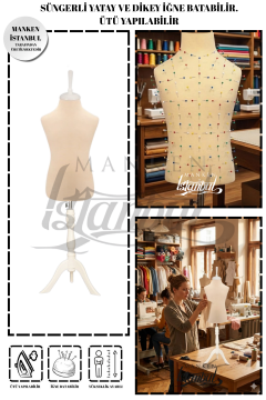 Çocuk terzi mankeni prova mankeni vitrin mankeni