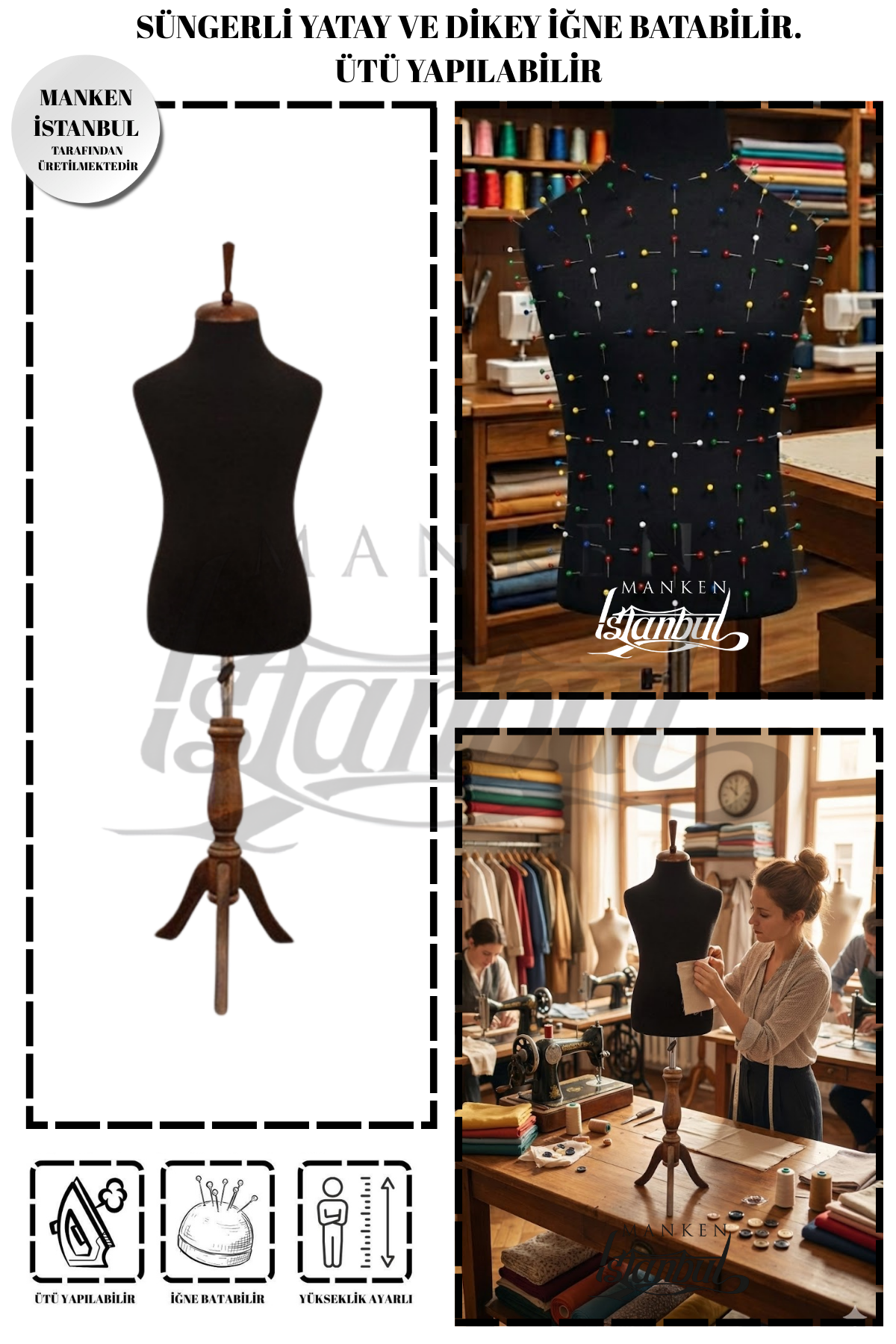 Çocuk terzi mankeni prova mankeni vitrin mankeni