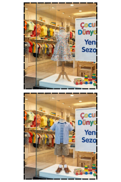 Çocuk Pantolon Giyebilen Terzi Mankeni Vitrin Mankeni