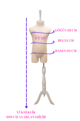 Çocuk Pantolon Giyebilen Terzi Mankeni Vitrin Mankeni