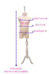 Çocuk Pantolon Giyebilen Terzi Mankeni Vitrin Mankeni