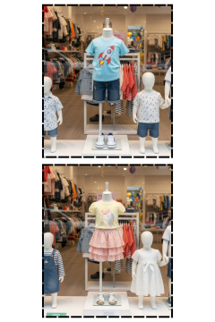 Çocuk Pantolon Giyebilen Terzi Mankeni Vitrin Mankeni