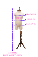 Çocuk Pantolon Giyebilen Terzi Mankeni Vitrin Mankeni