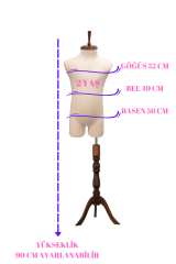 Çocuk Pantolon Giyebilen Terzi Mankeni Vitrin Mankeni