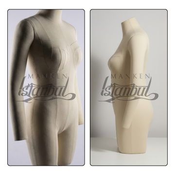 Bayan profesyonel kollu terzi mankeni, prova mankeni