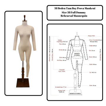 Profesyonel Tam Boy Prova Mankeni Terzi Mankeni Fit Mankeni