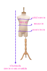 Çocuk Pantolon Giyebilen Terzi Mankeni Vitrin Mankeni