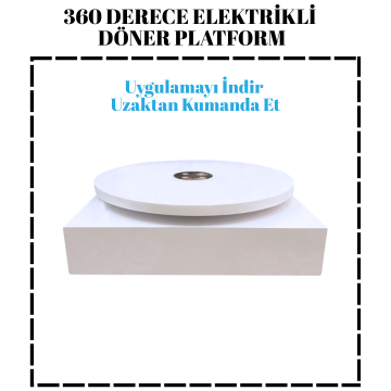 25 Kg Taşıma Kapasiteli Uzaktan WiFe Kontrol Döner Platform