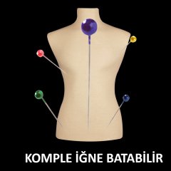 İğne Batabilen 48 Beden Erkek Terzi Mankeni Vitrin Mankeni