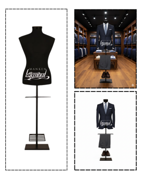 İğne Batabilen 48 Beden Erkek Terzi Mankeni Vitrin Mankeni