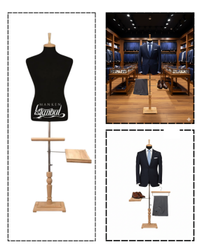 48 Beden Erkek Terzi Mankeni Vitrin Mankeni