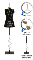 Özel Ayak Süngerli Terzi Mankeni Prova Mankeni 34-46 Beden Arası