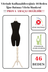 Pantolon Giyebilen Terzi Mankeni Vitrin Mankeni 46 beden