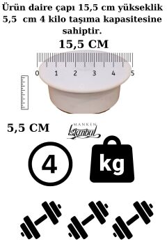 15,5 Cm Çapında  Çok Amaçlı Döner Platform