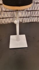 Bayan metal standlı kumaş kaplı kafa mankeni